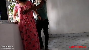 Bengali housewife engages in sexual activity with her student, captured on webcam