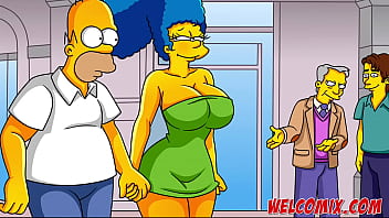 The most attractive mature woman in town! The Simptoons, Simpsons hentai